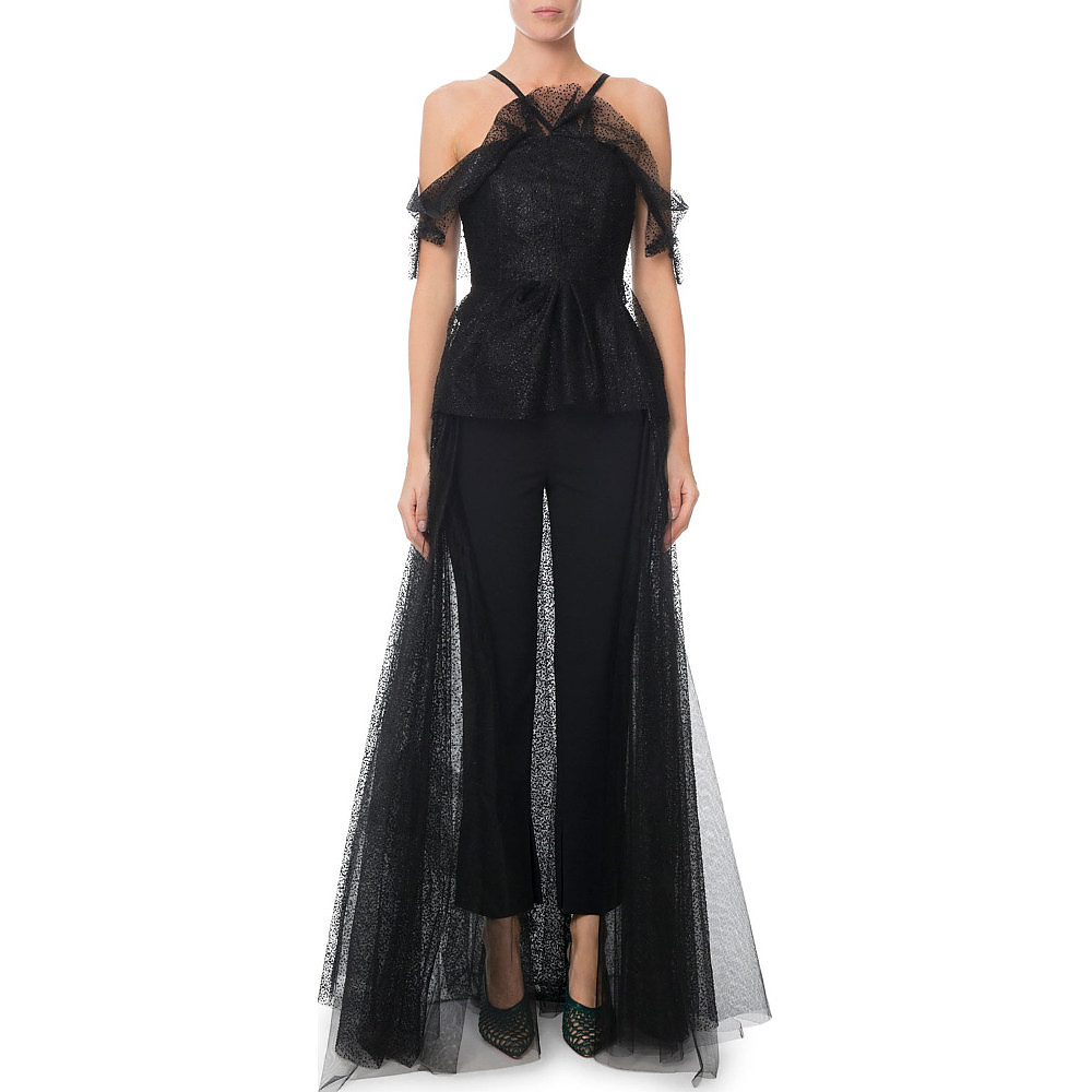 Roland Mouret Kendray Tulle Jumpsuit