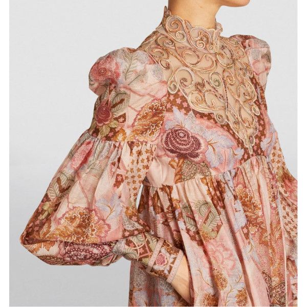 ZIMMERMANN Embroidered Patterned Dress