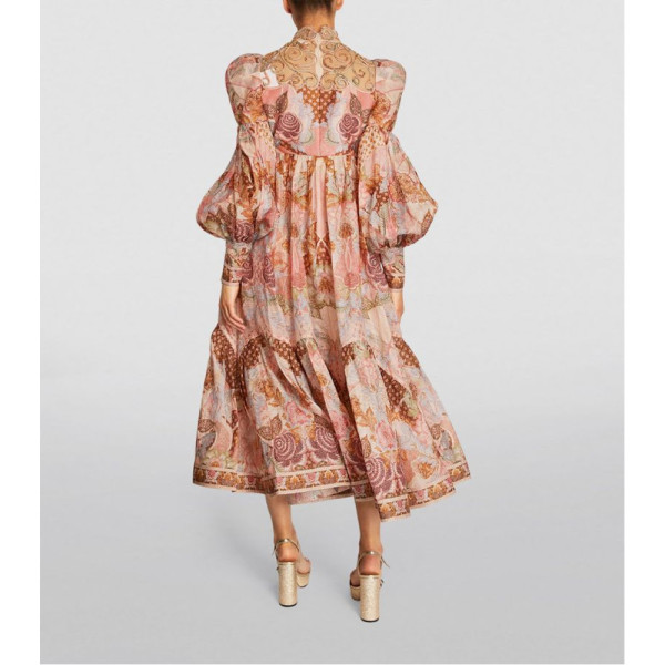 ZIMMERMANN Embroidered Patterned Dress