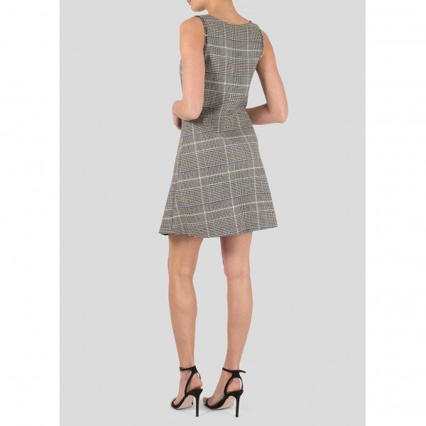 3.1 Phillip Lim Plaid Fringed Sleeveless Dress