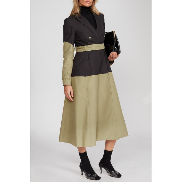 GR LONDON PARIS Double-breasted trench coat | Anna Forca