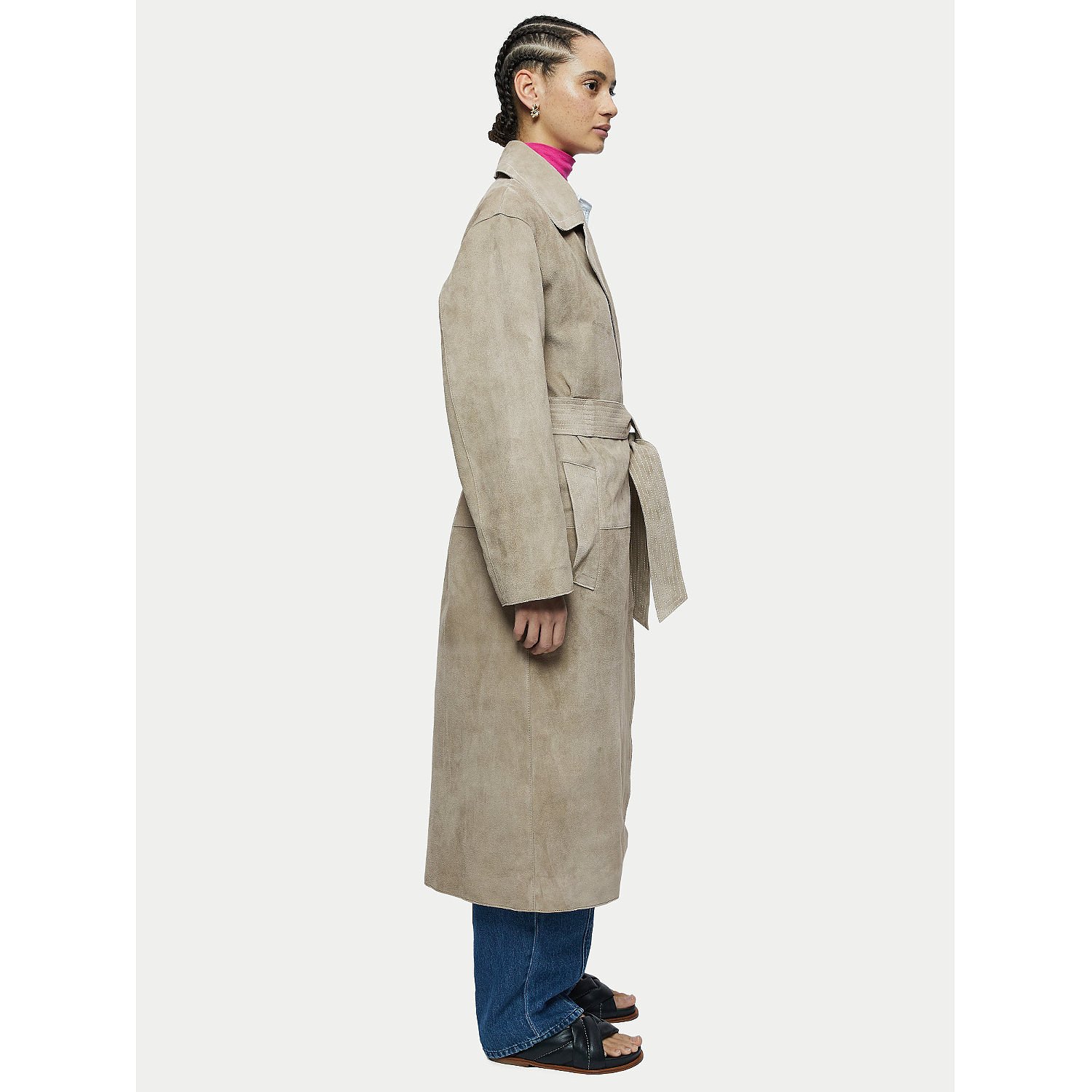 Jigsaw Valor Suede Trench