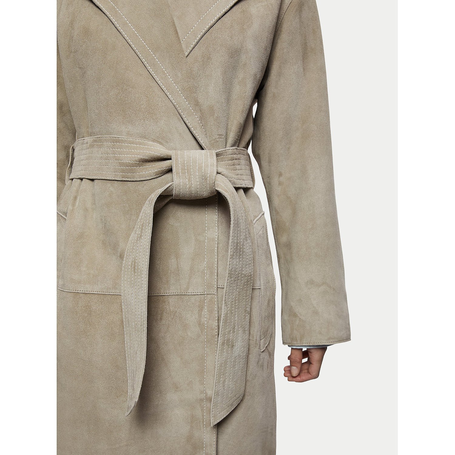 Jigsaw Valor Suede Trench
