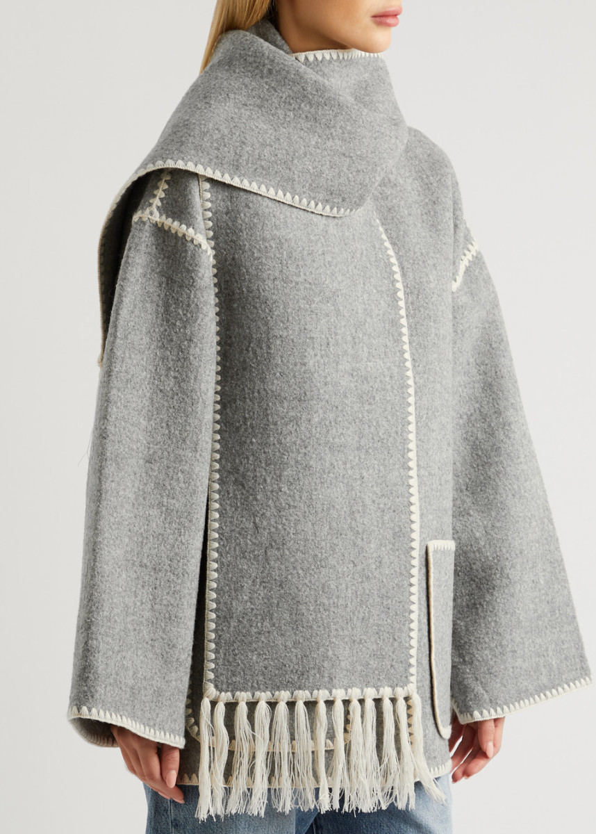 Totême Embroidered Scarf Jacket