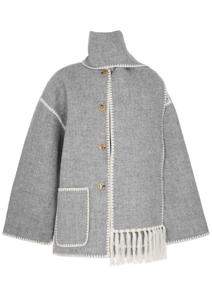 Totême Embroidered Scarf Jacket