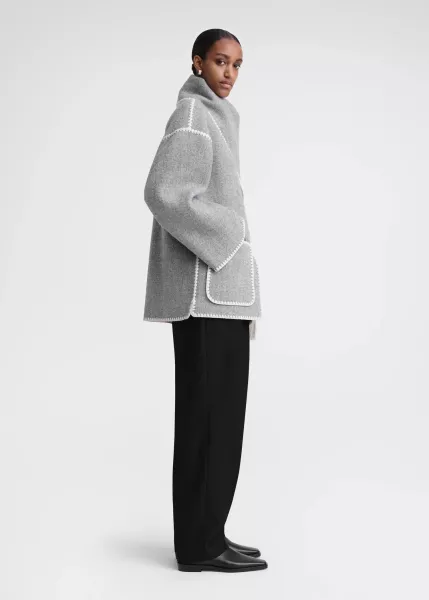 Totême Embroidered Scarf Jacket