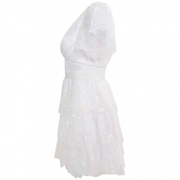 Self-Portrait Lace Mini Dress
