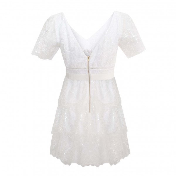 Self-Portrait Lace Mini Dress