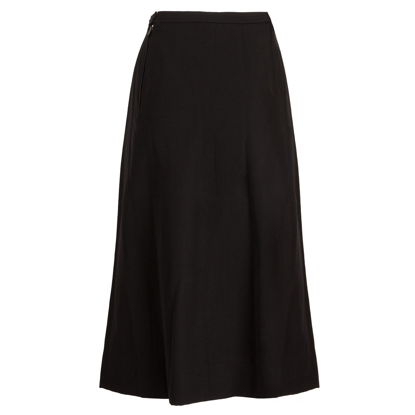 Saint Laurent Pocket-Detail Midi Skirt
