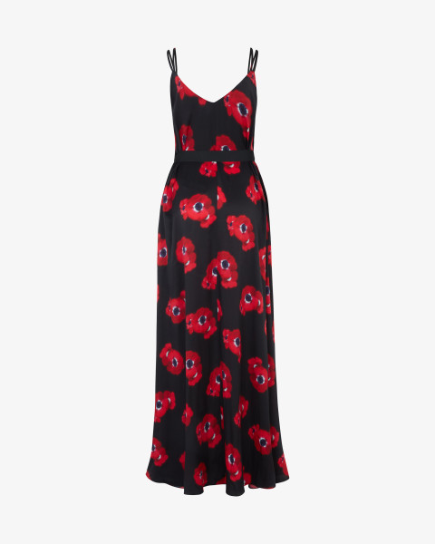 Serena Bute Ibiza Dress - Black/Red