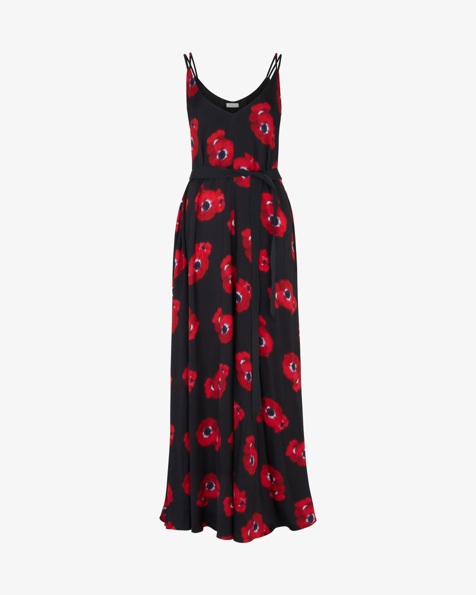 Serena Bute Ibiza Dress - Black/Red