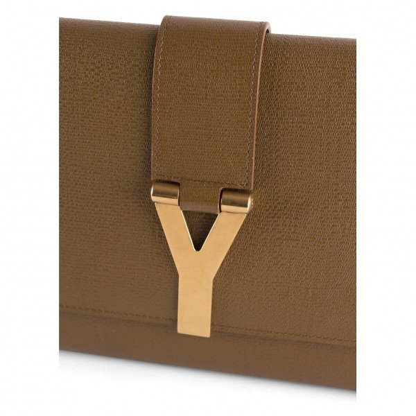 Saint Laurent Large Leather Clutch
