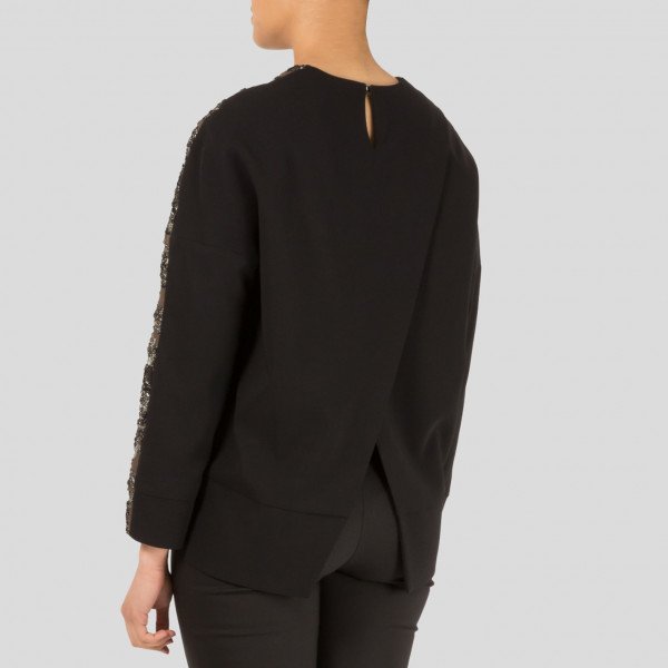 No.21 Patterned Lurex Top