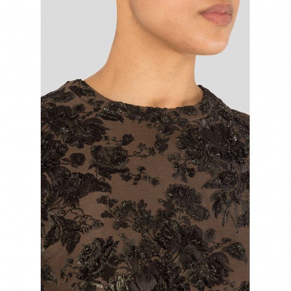 No.21 Patterned Lurex Top
