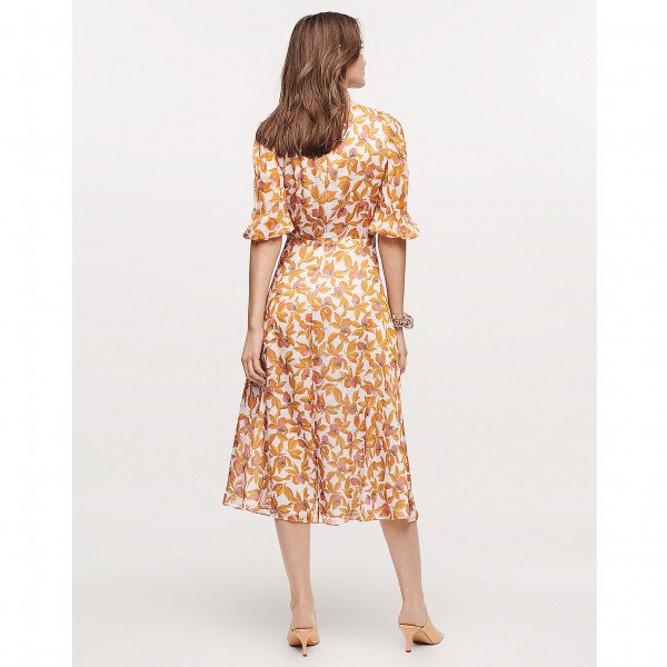 Diane von Furstenberg Remina Chiffon Midi Dress