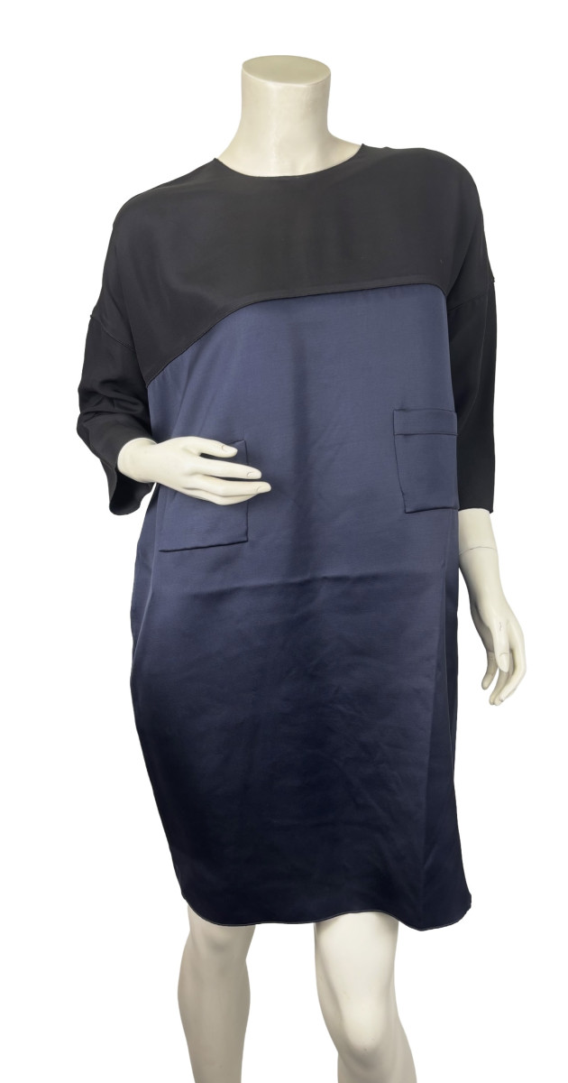 CÉLINE Block Navy and Black Tunic