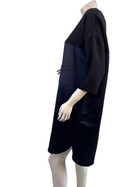 CÉLINE Block Navy and Black Tunic