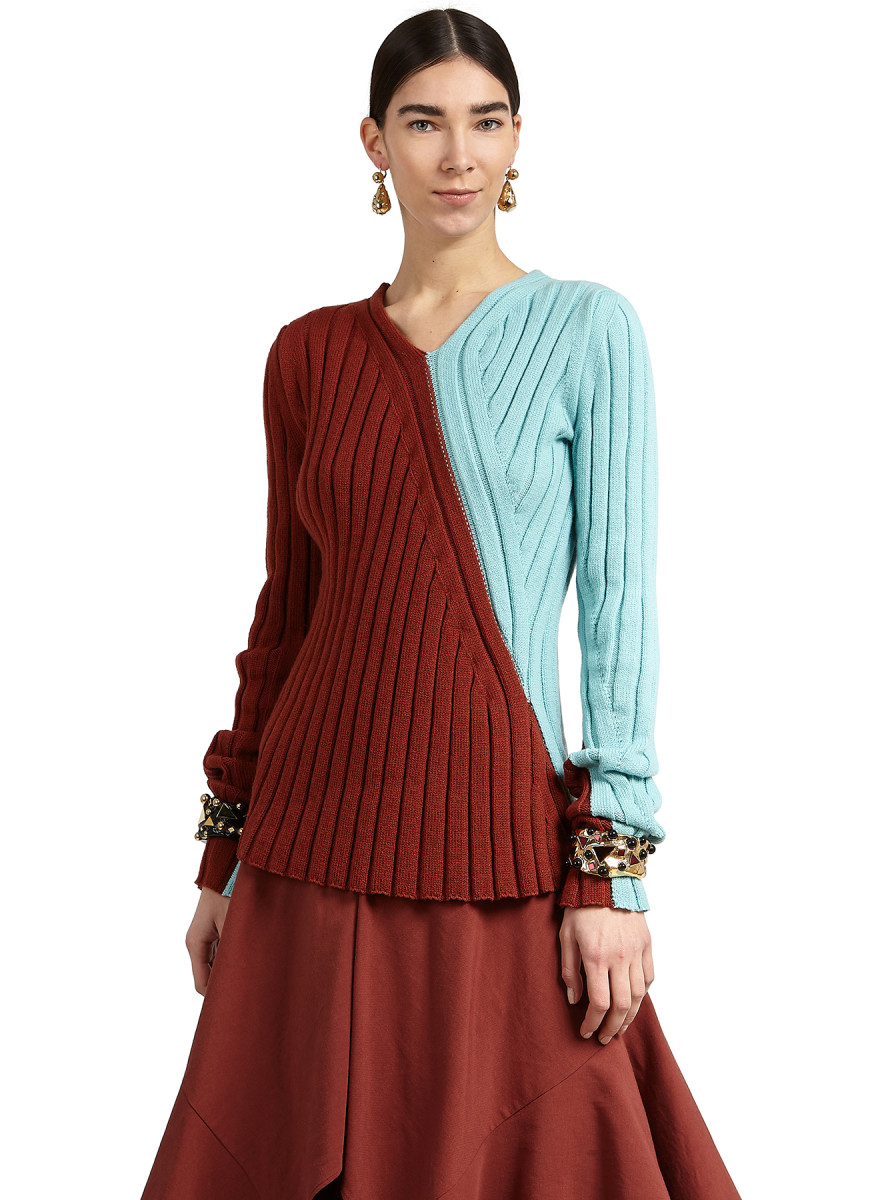 Colville Brown Knitted Jumper