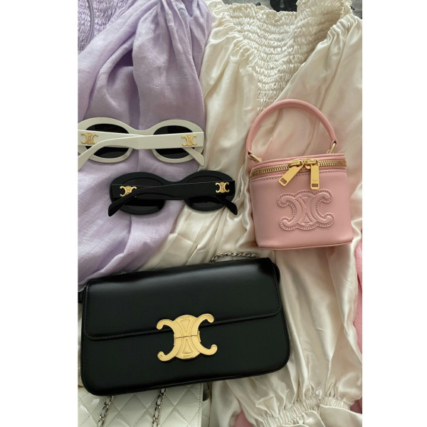 CÉLINE Mini Triomphe Vanity Bag