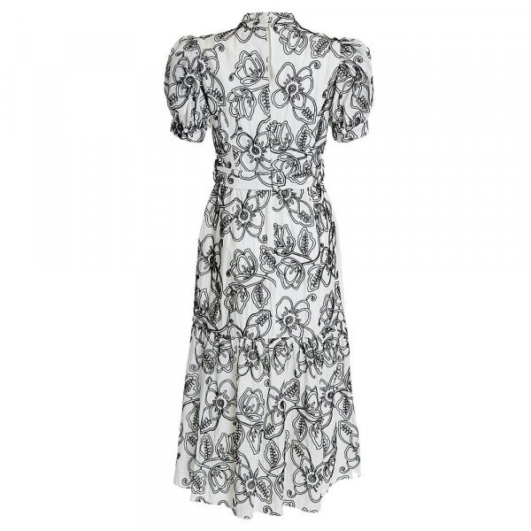 True Decadence Corded Flower Midi Dress
