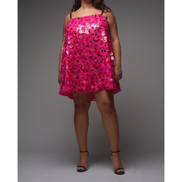 RaeVynn Winnie Dress In Disc Sequins