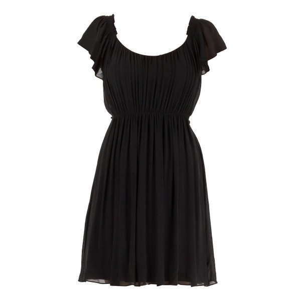 Temperley London Short Sleeve Chiffon Dress