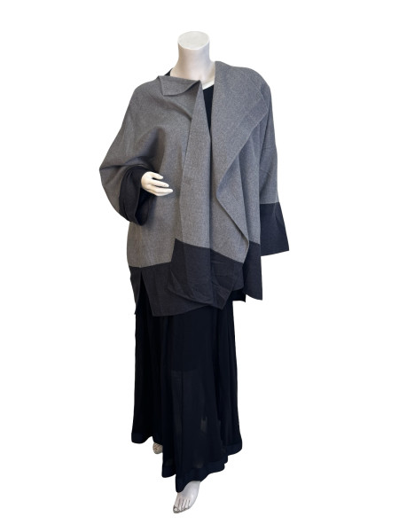Eskandar Draped Cashmere Jacket