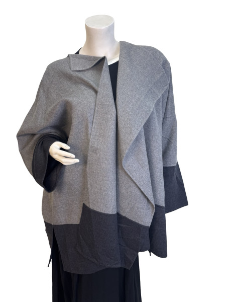 Eskandar Draped Cashmere Jacket