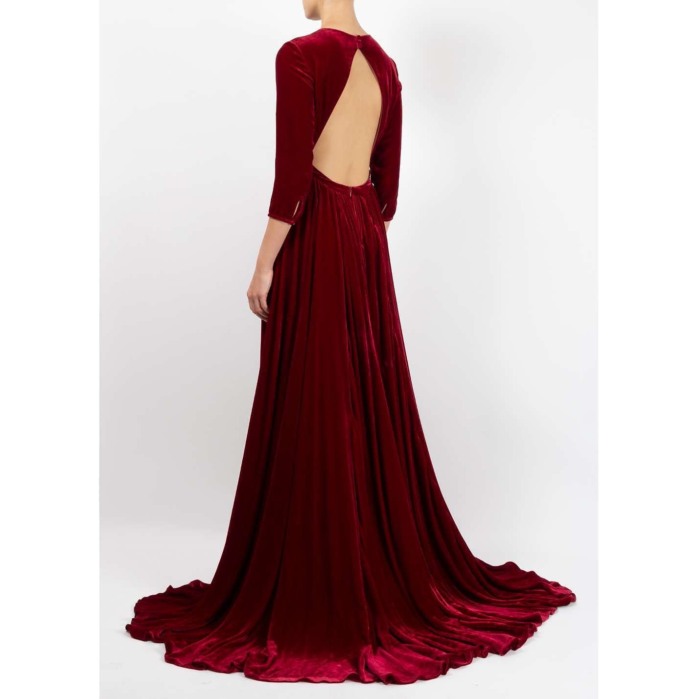 Dhela Velvet Gown