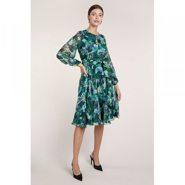 Beulah Nandita Forest Painterly Dress