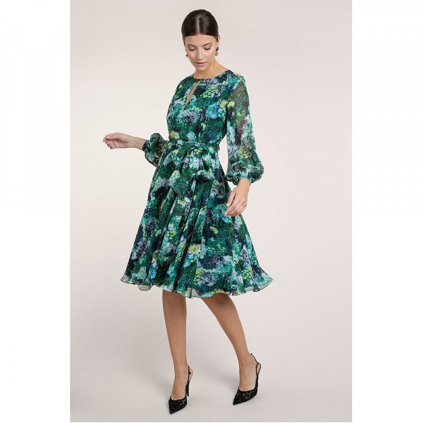 Beulah Nandita Forest Painterly Dress