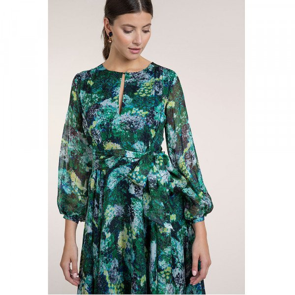 Beulah Nandita Forest Painterly Dress