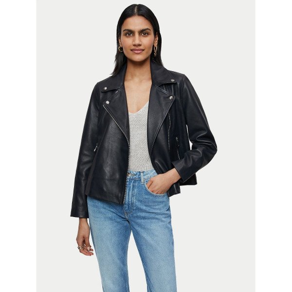 Jigsaw clean hot sale leather jacket