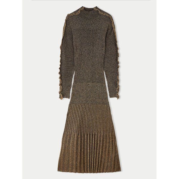 Jigsaw Metallic Knitted Dress