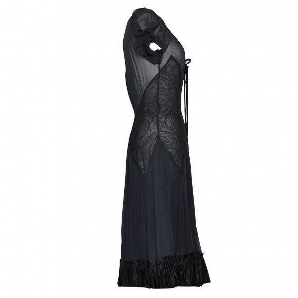 Dolce and gabbana hot sale black tulle dress