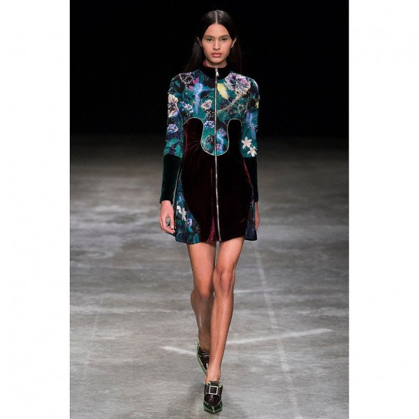 Mary Katrantzou Faylinn Dress In Green Fairies