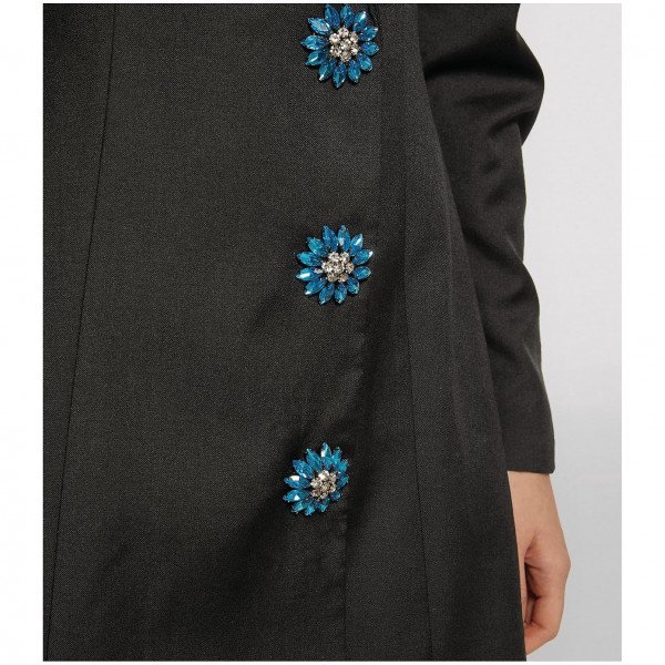 【関税&送料込】Rotate Birger Christensen Blazer Dress Flower Blazer Dress Black - ROTATE Birger Christensen