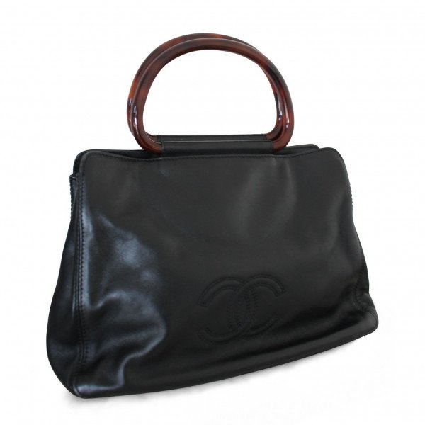 CHANEL Tortoiseshell Handle Bag