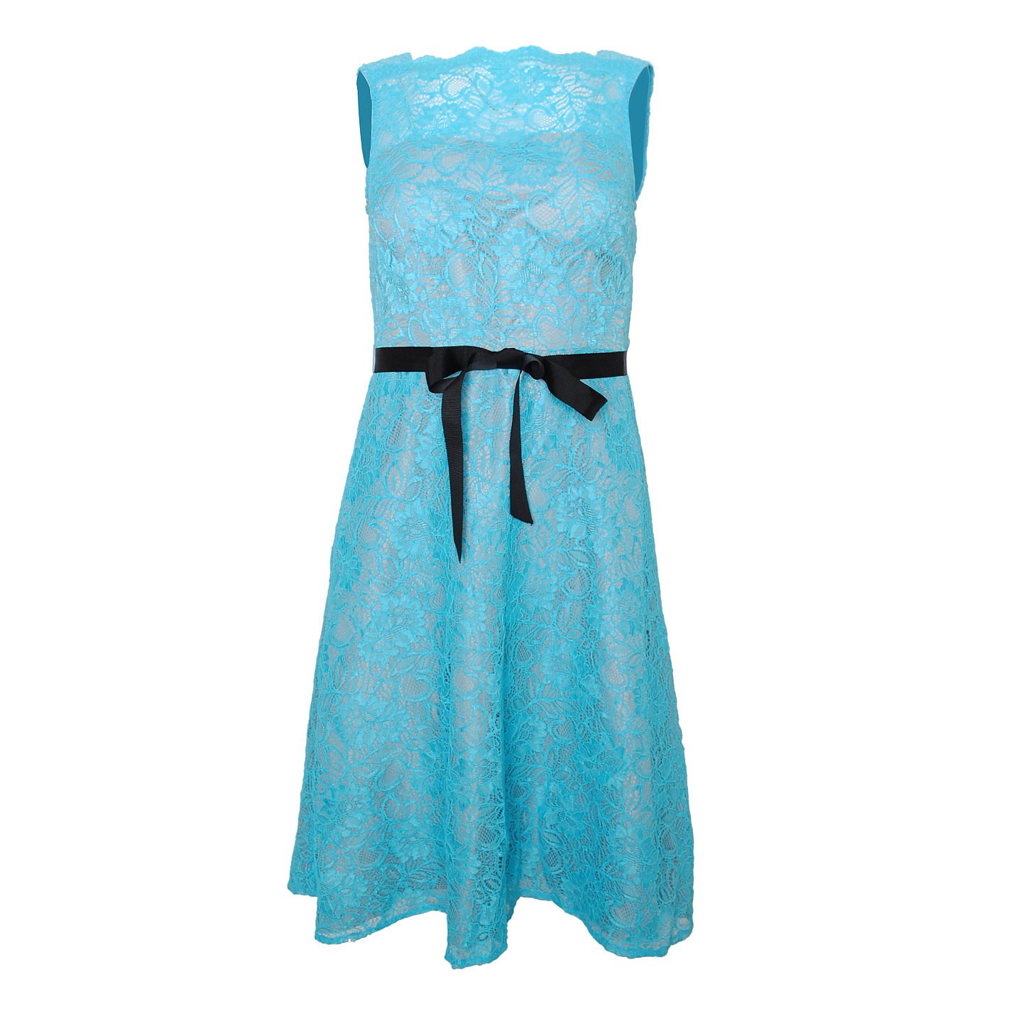 Calvin Klein Sleeveless Lace Overlay Dress