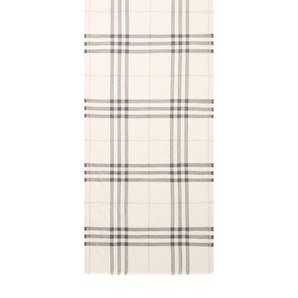 Burberry Lightweight Check Wool Silk Scarf