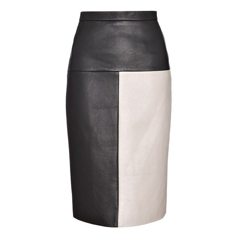 Eudon Choi Leather Pencil Skirt