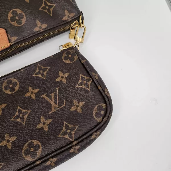 Louis Vuitton Multi Pochette Accessories Bag with Khaki Strap