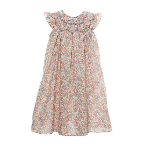 Rent Buy Marie-Chantal Elza Hand Smock Liberty Fabric Dress MY