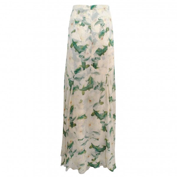 Erdem Floral Silk Maxi Skirt