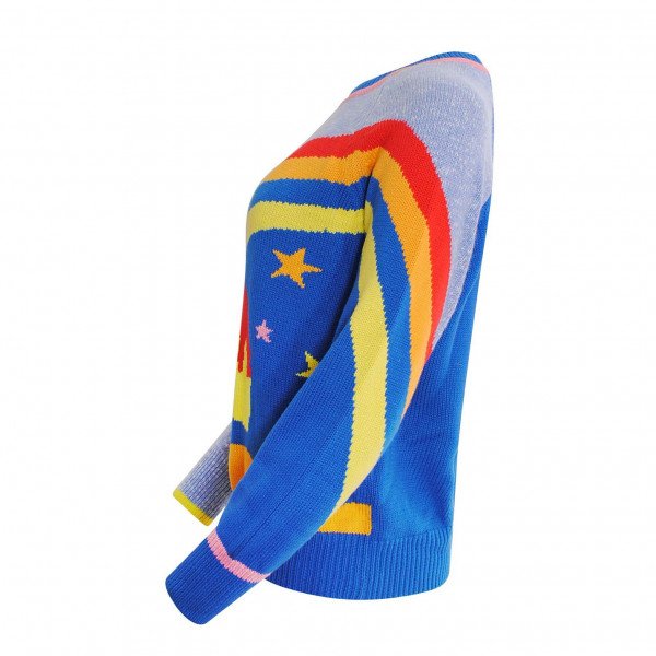 Mira Mikati Love More Intarsia Knitted Sweater
