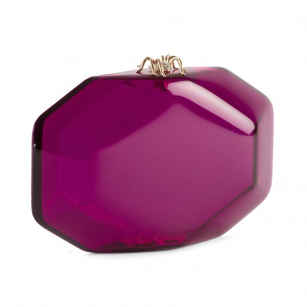 Charlotte Olympia Octagon Clutch Bag