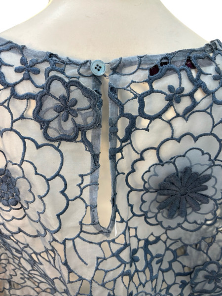Stella McCartney Floral Lace Short Sleeve Top