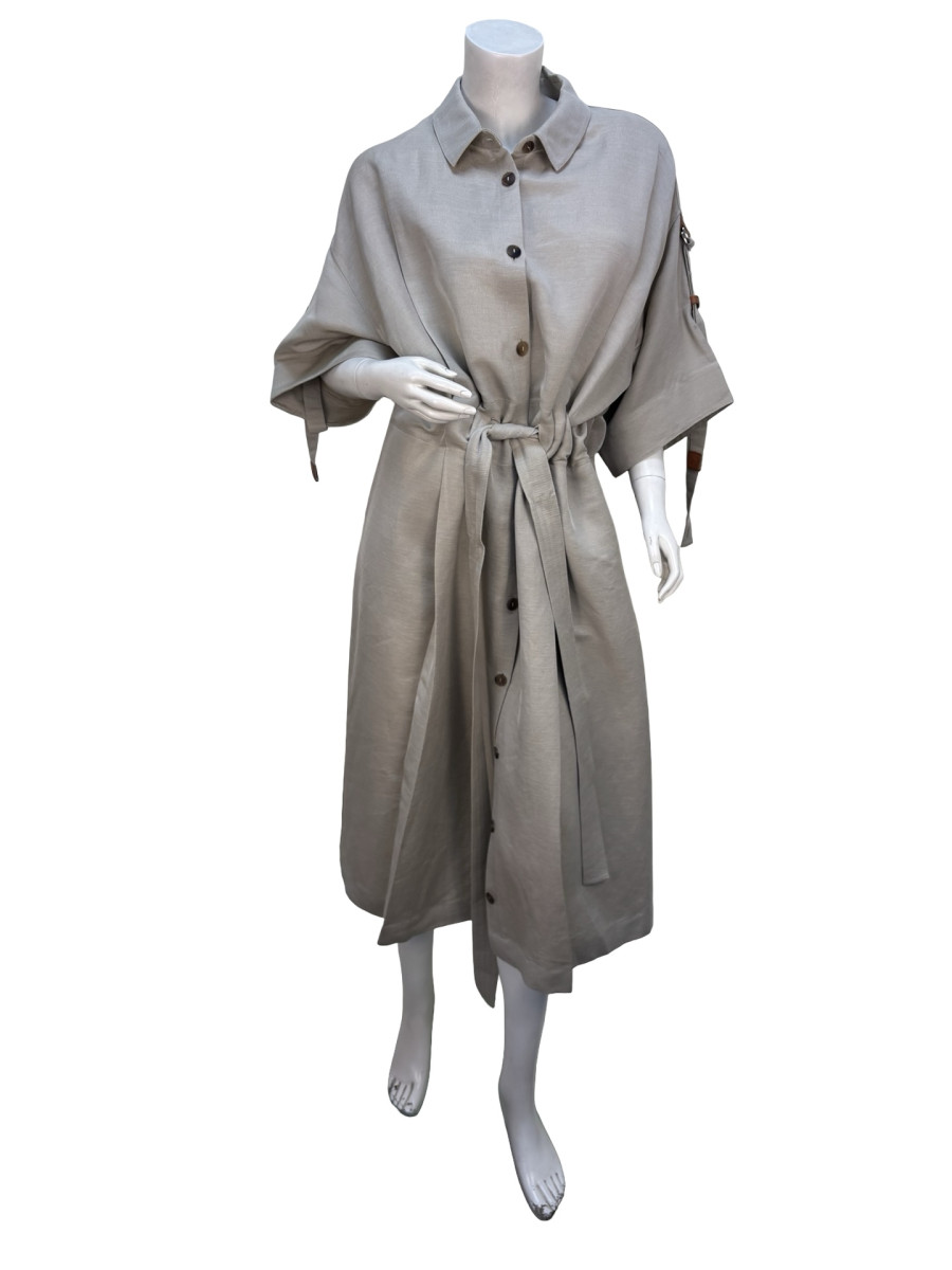 Loewe Brown Button Up Dress