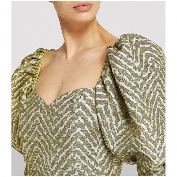 ROTATE Birger Christensen Oksana Jacquard Mini Dress