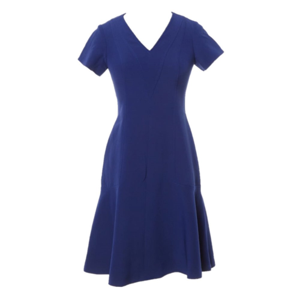 Louis Vuitton V-Neck Silk Dress